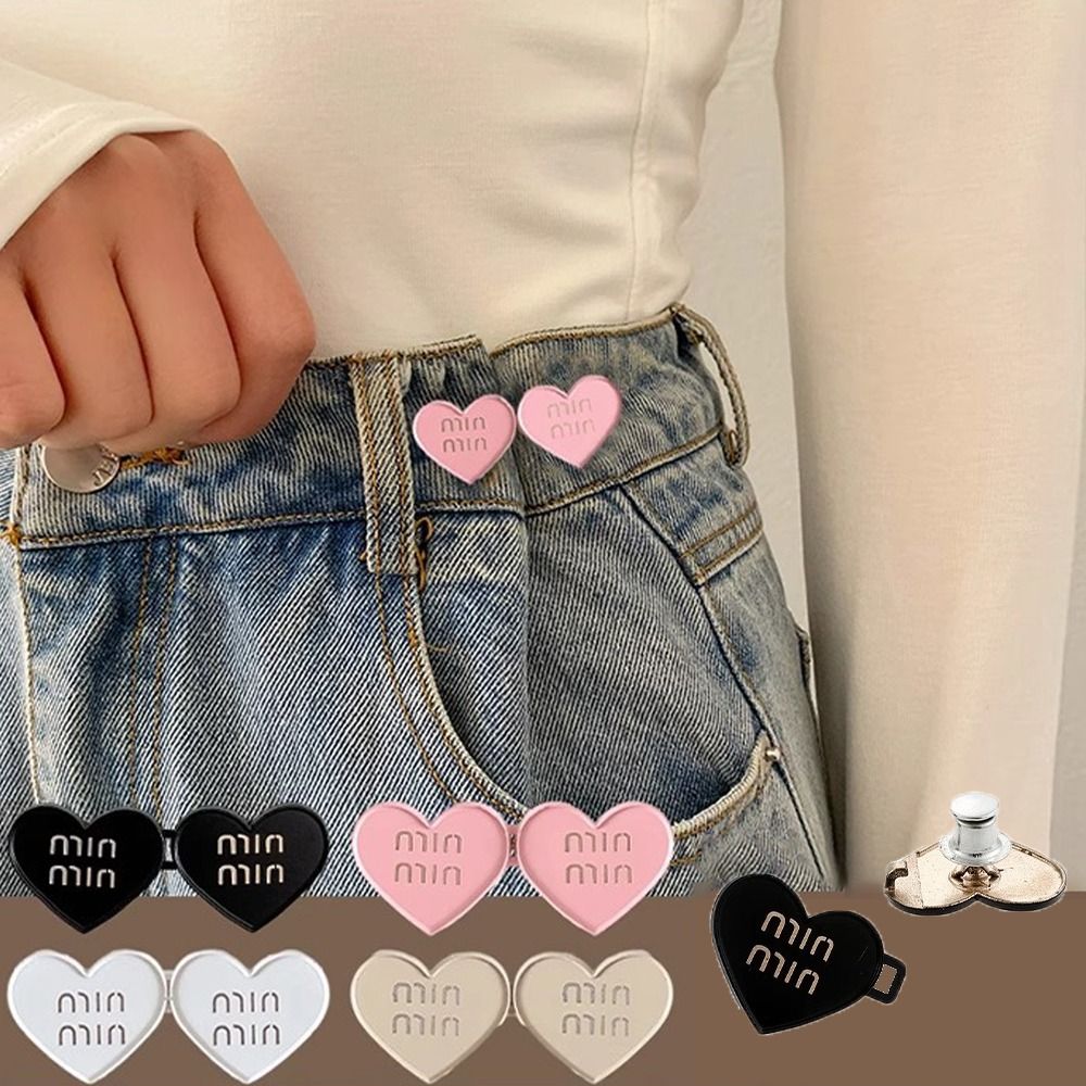 2 пары, регулируемые кнопки для затяжки пояса