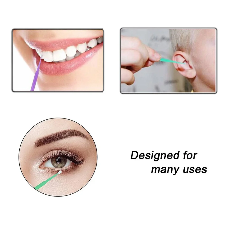 100 ชิ้น/ขวดทันตกรรมทิ้ง Micro แปรง Applicators Micro แปรงทันตกรรม Odontologia เครื่องมือขยาย