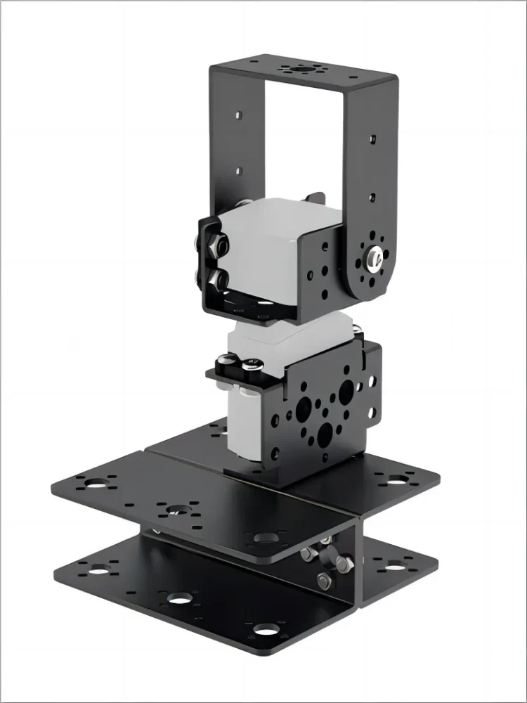 2 Dof Roboter-Roboter-Metalldrehplattform, steuerbarer elektrischer Schwenk-/Neigungsmanipulator, horizontale und vertikale Drehung, Roboter-DIY-Kit