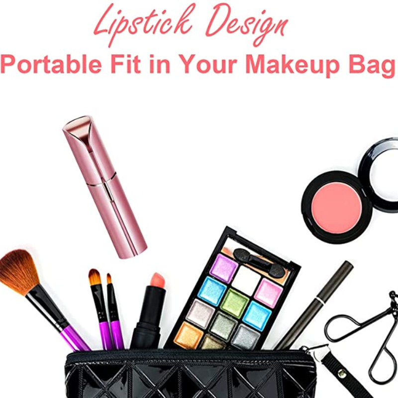 ไฟฟ้าคิ้วTrimmer Miniเครื่องกําจัดขนลิปสติกกําจัดขนบนใบหน้าแบบพกพาผู้หญิงไม่เจ็บปวดมีดโกนเครื่องมือ