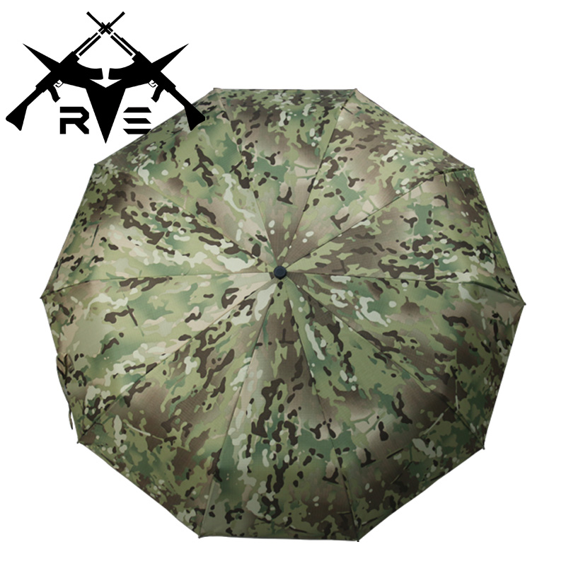 Ronson Camouflage Tactische Paraplu Automatische Paraplu Camouflage MC Patroon Paraplu CLASSIC Reizen Buiten
