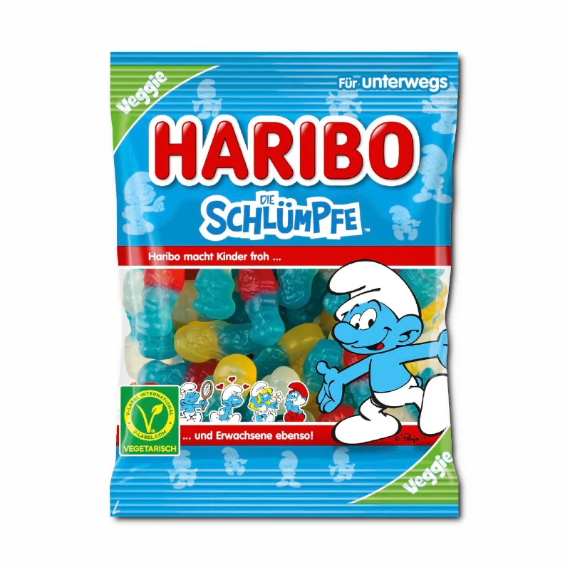 Żelki Smerfy 3 smaki wegańskie 100g - Haribo