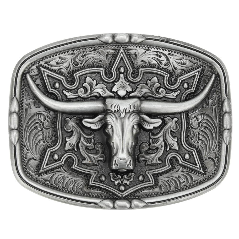 Fivela de cinto de vaca masculina, vaqueiro ocidental, rodeio