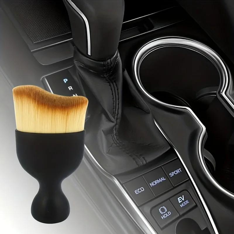 Cepillo de limpieza Interior de coche, limpiador de salida de aire acondicionado, cepillo suave, herramienta de eliminación de polvo para grietas de coche