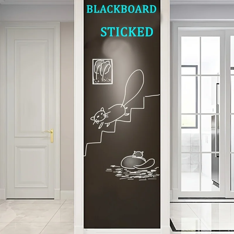 Self-Adhesive Whiteboard Roll – Easy Install for Home, Office & Classroom, Damage-Free Removal