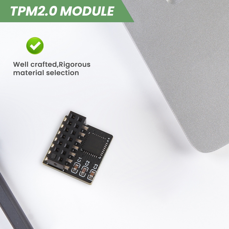 Módulo de segurança xtech tpm tpm2.0 para asus tpm spi módulo de plataforma confiável paralela módulo portátil multifuncional