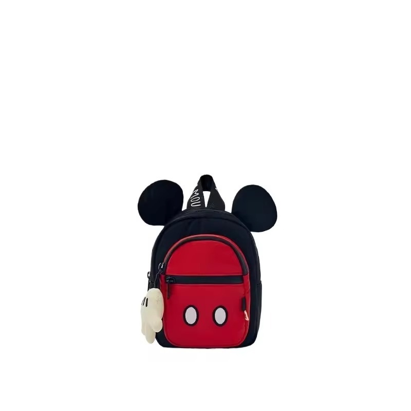 Disney Cartoon Mickey Neue kinder Schule Tasche Mädchen Rucksack Mickey Maus Kleine Hand Anhänger Mode Schule Tasche