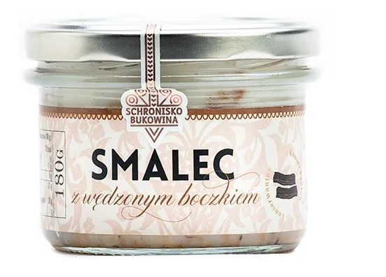 Schmalz mit geräuchertem Speck kleine 180g-Bukowina Schutz