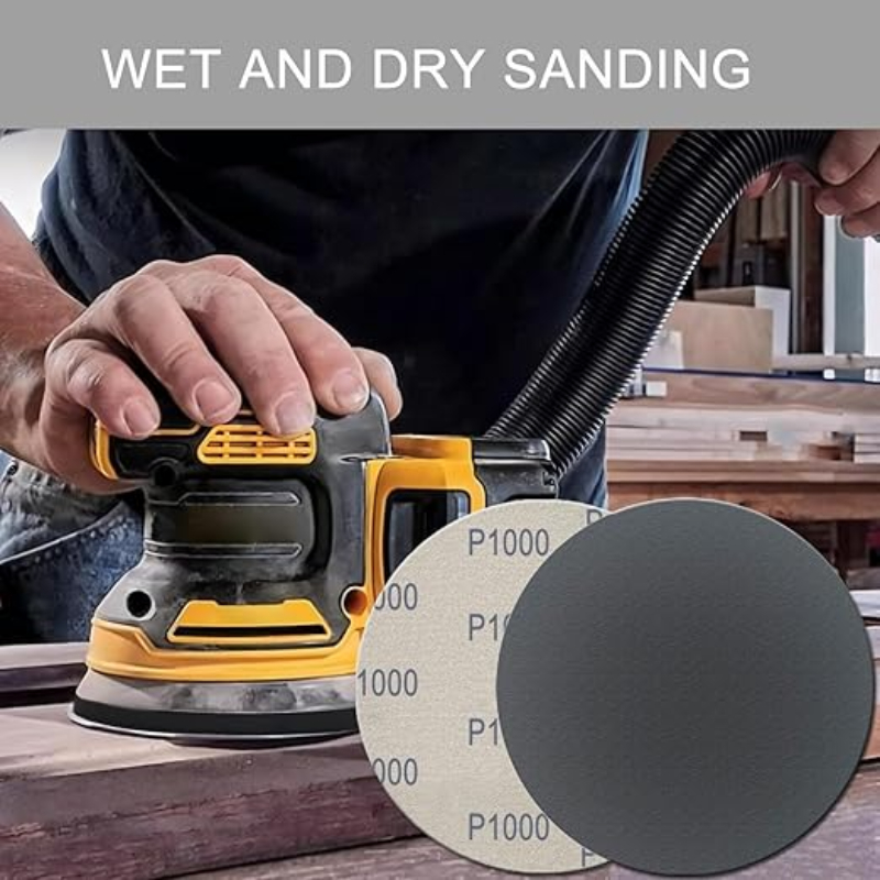 3/5/6inch Universal Dry and Wet Sanding Disc Sanding Paper Metal Polished Woodworking Tools Accessories Polishing Abrasive Discs