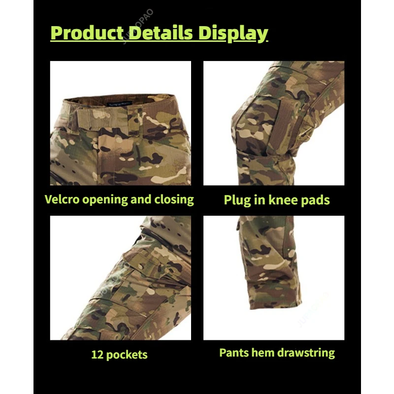 Taktische Uniform anzüge Tarn anzug Jagdhose Training Airsoft Paintball Kleidung setzt Training und taktische Uniformen
