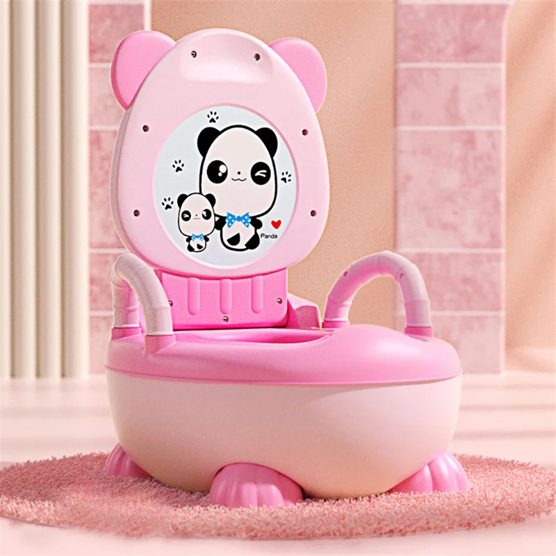 1–6 Jahre alter Kinder-Topf, süßer Baby-Toilettensitz, leicht zu reinigen, Baby-Töpfchen, tragbarer Hocker, sicherer Trainer-Sitz für Jungen und Mädchen, WC