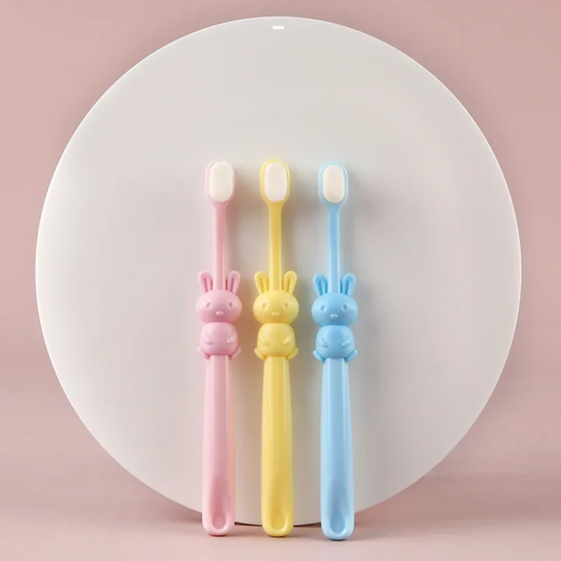 Bebê crianças escovas de dentes ultra macio escova de dentes de alta qualidade crianças escova de dentes 360 fio dental meninos gilrs cuidados com os dentes