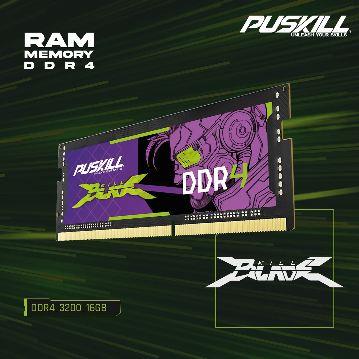 PUSKILL Hot Products Ram DDR4 8GB 4GB 16GB 2400mhz 2133 2666mhz Sodimm Notebook High Performance Laptop Memory
