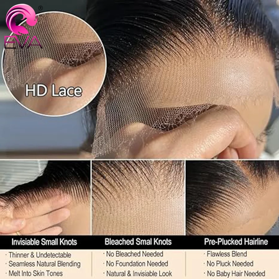 Skinlike Real Hd Kant Sluiting Slechts 5X5 6X6 7X7 Onzichtbare Hd Kant Sluitingen Huid Smelt 13X4 13X6 Hd Kant Frontale Alleen Voorgeplukt
