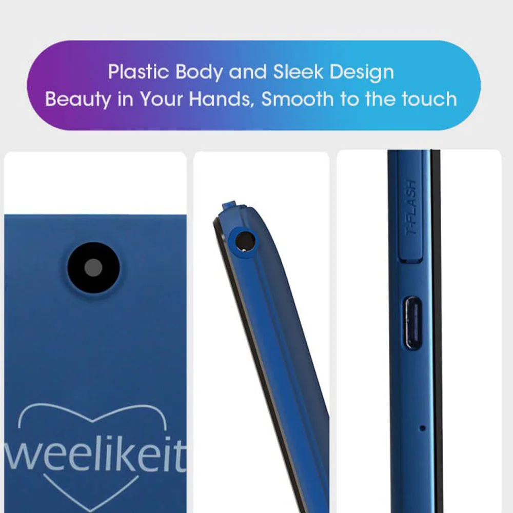 Weelikeit Tablet 10.1 ''Android 11 3GB RAM 32GB ROM 1280x800 IPS ultra dünne Tablets PC A133 Quad Core Axt Wifi-6 mit Fall F11W