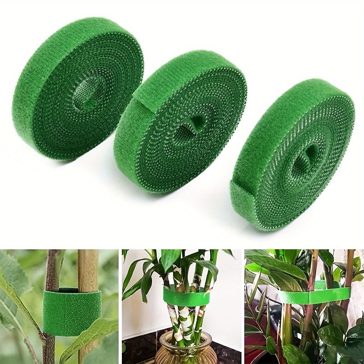 Fascette per piante in nylon da 2 m Fasciatura per piante Gancio per legame Supporto per piante regolabile Nastro di fissaggio riutilizzabile per accessori da giardino domestico