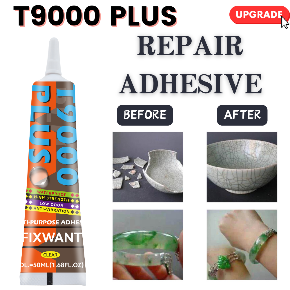 Colle de réparation de téléphone T9000 PLUS, adhésif Ultra clair et fort pour montre, bijoux, écran, plastique, liaison Flexible et étanche, réparation de bricolage