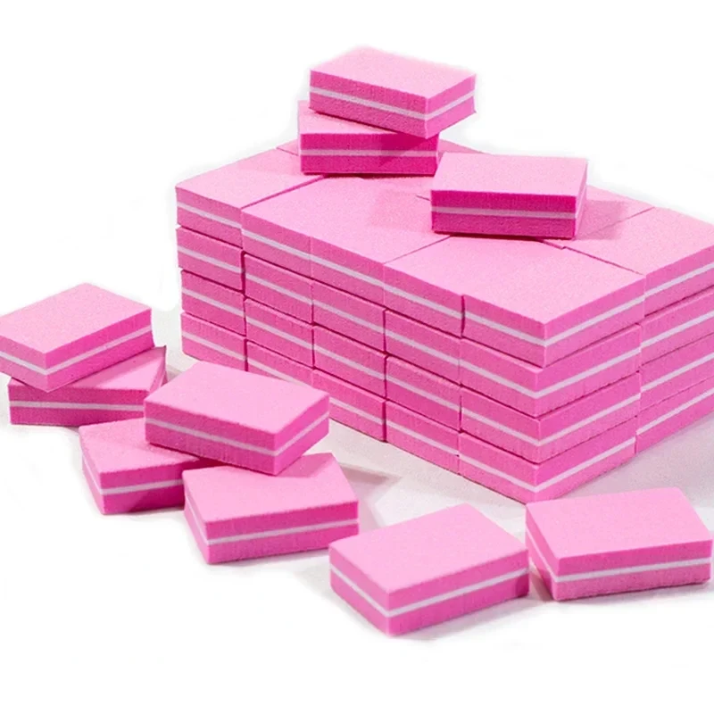 เล็บบัฟเฟอร์ภาษาโปลิชคํา 50-10 ชิ้น Mini Buffing Sanding Files Block Pedicure Care ทําเล็บมือเล็บเท้าเล็บแฟ้มเครื่องมือเล็บ Charm