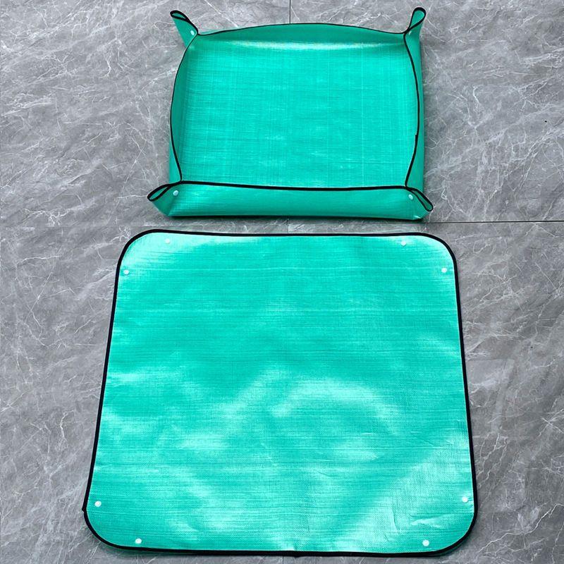 บ้านอุปกรณ์ทําสวนเสื่อปลูก Potting Pad พับสวนดอกไม้หม้อปลูกแบบใช้ซ้ําได้เสื่อกันน้ํา