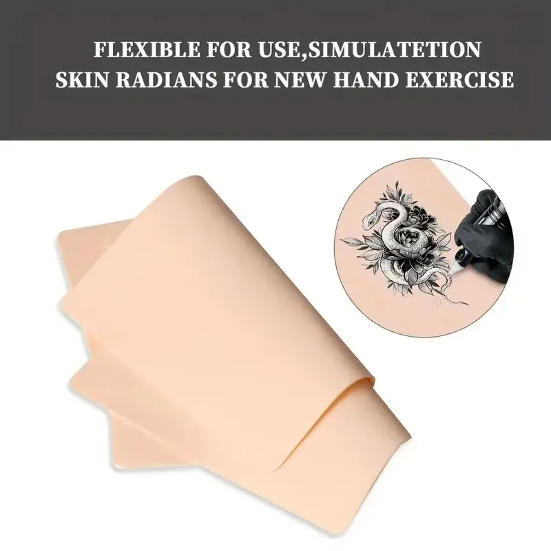 3/5/10pc Dünne Form Tattoo Praxis Haut Doppel Permanent Make-Up Augenbraue Mixer Synthetische Leder Gefälschte Microblading liefert Werkzeug