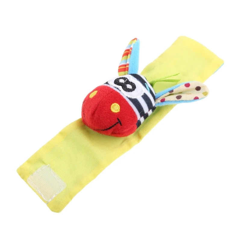 Động Vật Trẻ Sơ Sinh Trẻ Tay Cổ Tay Chuông Chân Sock Lục Lạc Đồ Chơi Mềm Mới