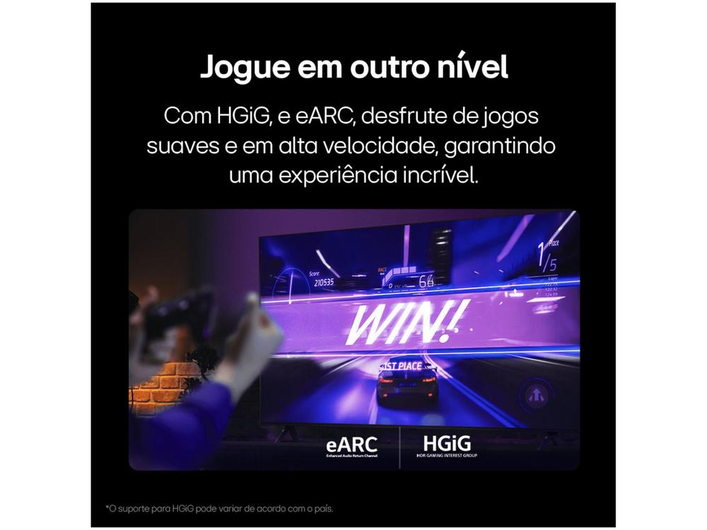 Smart TV 32" LG HD LCD 32LR600BPSA com Alexa 2 HDMI 1.4 USB