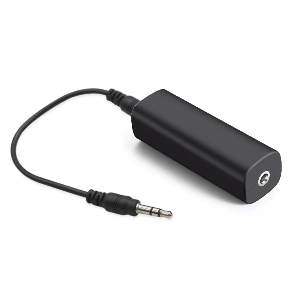 Línea de altavoz, filtro de ruido de Audio auxiliar de 3,5mm, aislador de ruido de bucle de tierra, elimina el sistema de Audio estéreo del coche, estéreo para el hogar