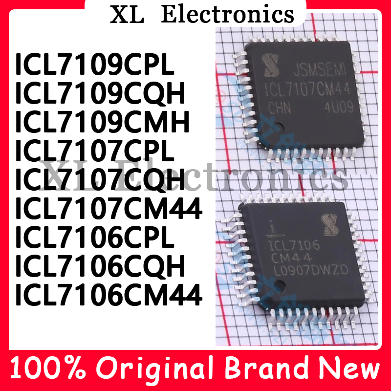 ICL7106CPL ICL7106CQH ICL7106CM44 ICL7107CPL ICL7107CQH ICL7107CM44 ICL7109CPL ICL7109CQH ICL7109CMH Новый оригинальный