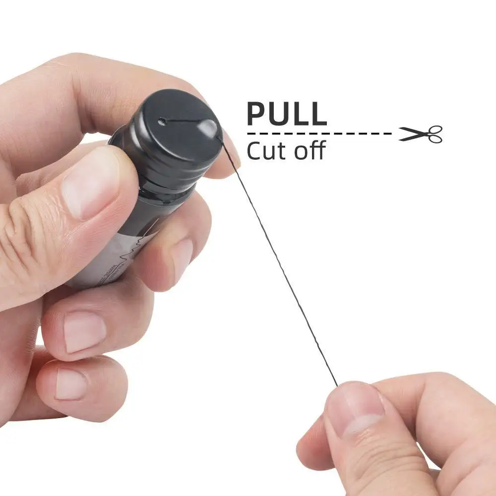 1pcs 30m Black/White Microblading Mapping String Pre-Inked Eyebrow Marker Thread Tattoo Brows Pre Inked PMU Mapping String