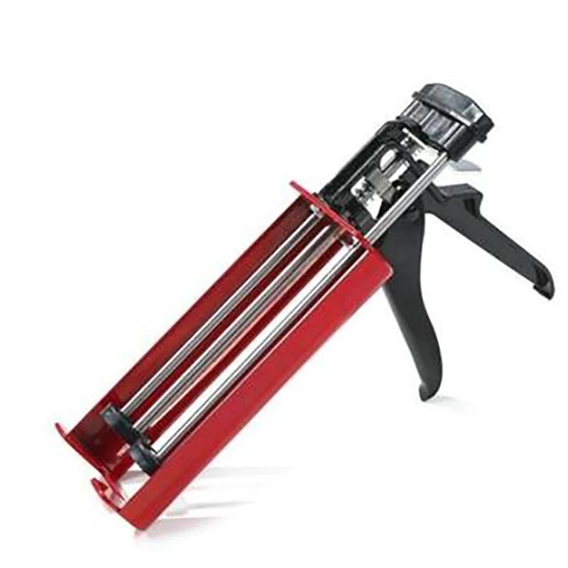 Aplicador de pistola de cartucho de doble componente de acero de 400ml, pistola de pegamento Manual hidráulica, pistola de masilla para costura de azulejos de cerámica, reparación del hogar