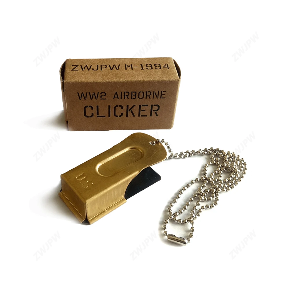 Второй мировой войны армия США воздушно-качающийся крикет CLICKER американский День D-Day приземление для парашютных сигналов