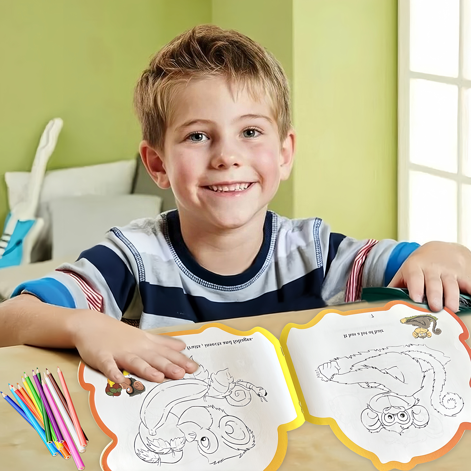 Kleurboek voor kinderen 3-6 jaar Leuke dierenvormen bevorderen creativiteit en verbeelding Schilderen Educatieve geschenken