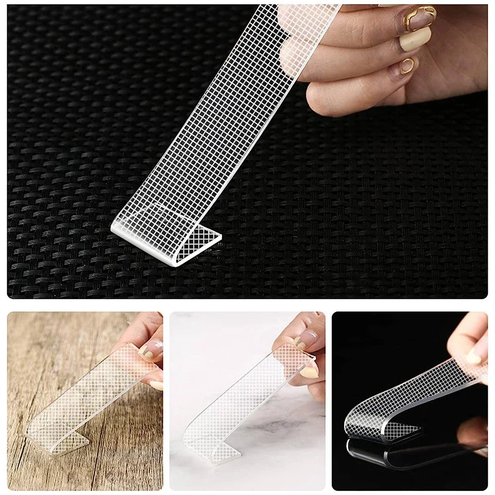 Nano cinta adhesiva de doble cara Ultra fuerte de 1-10m, transparente, extraíble, impermeable, tira adhesiva Extra fuerte, cinta de dos lados resistente