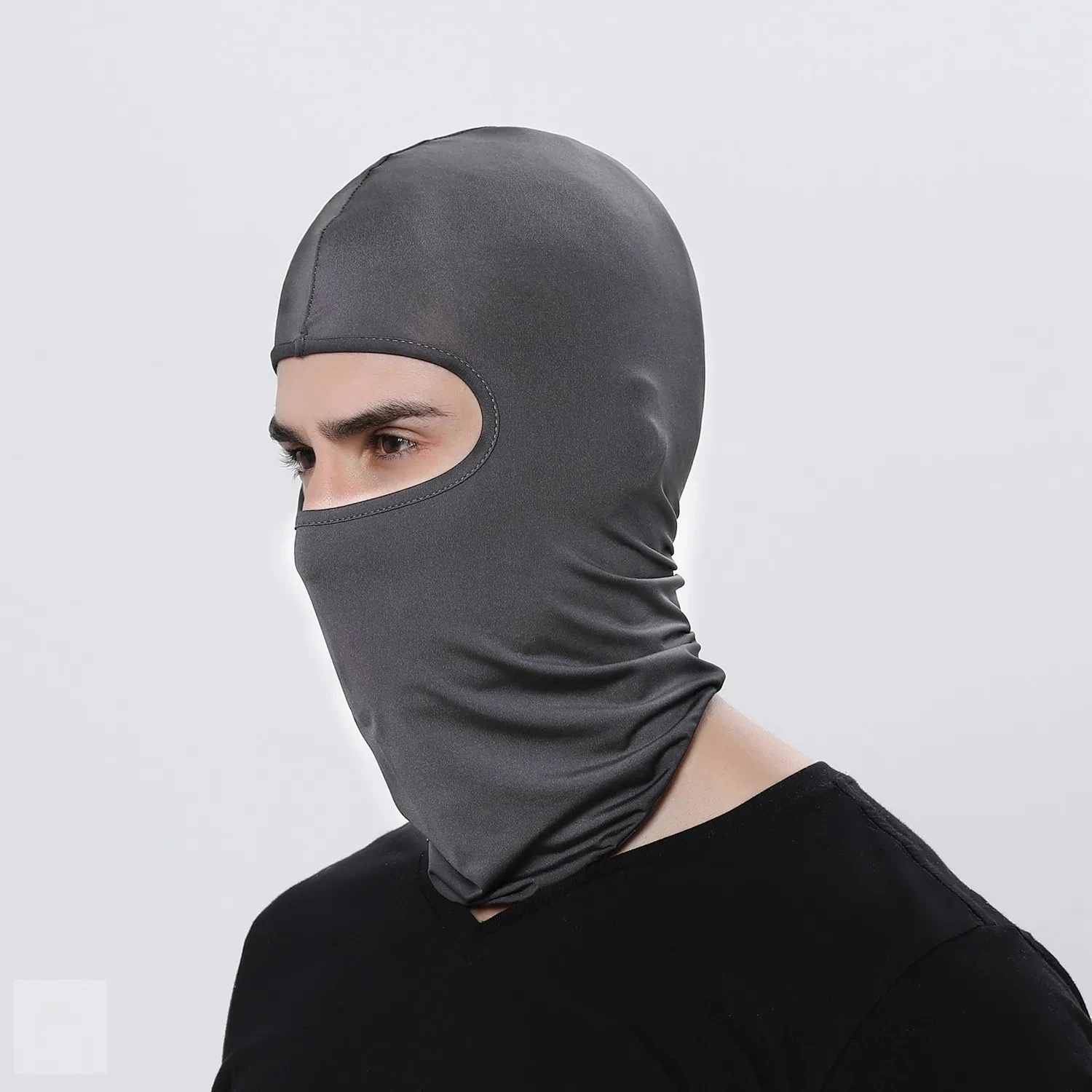ขี่จักรยาน Balaclava กีฬาผู้ชายหมวก Face Mask กองทัพทหารผ้าไหมน้ําแข็งรถจักรยานยนต์ผ้าพันคอฤดูร้อนจักรยาน UV ป้องกันผู้หญิง Lycra