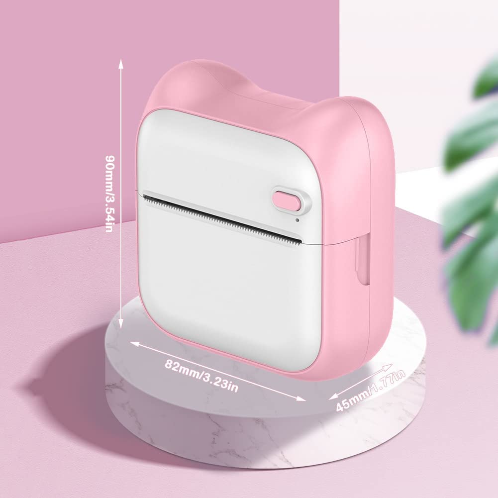 Tragbarer Mini drucker, Thermo taschen etiketten drucker, für Android-oder iOS-App, Tinten loser Aufkleber drucker, geeignet für Zuhause, Büro