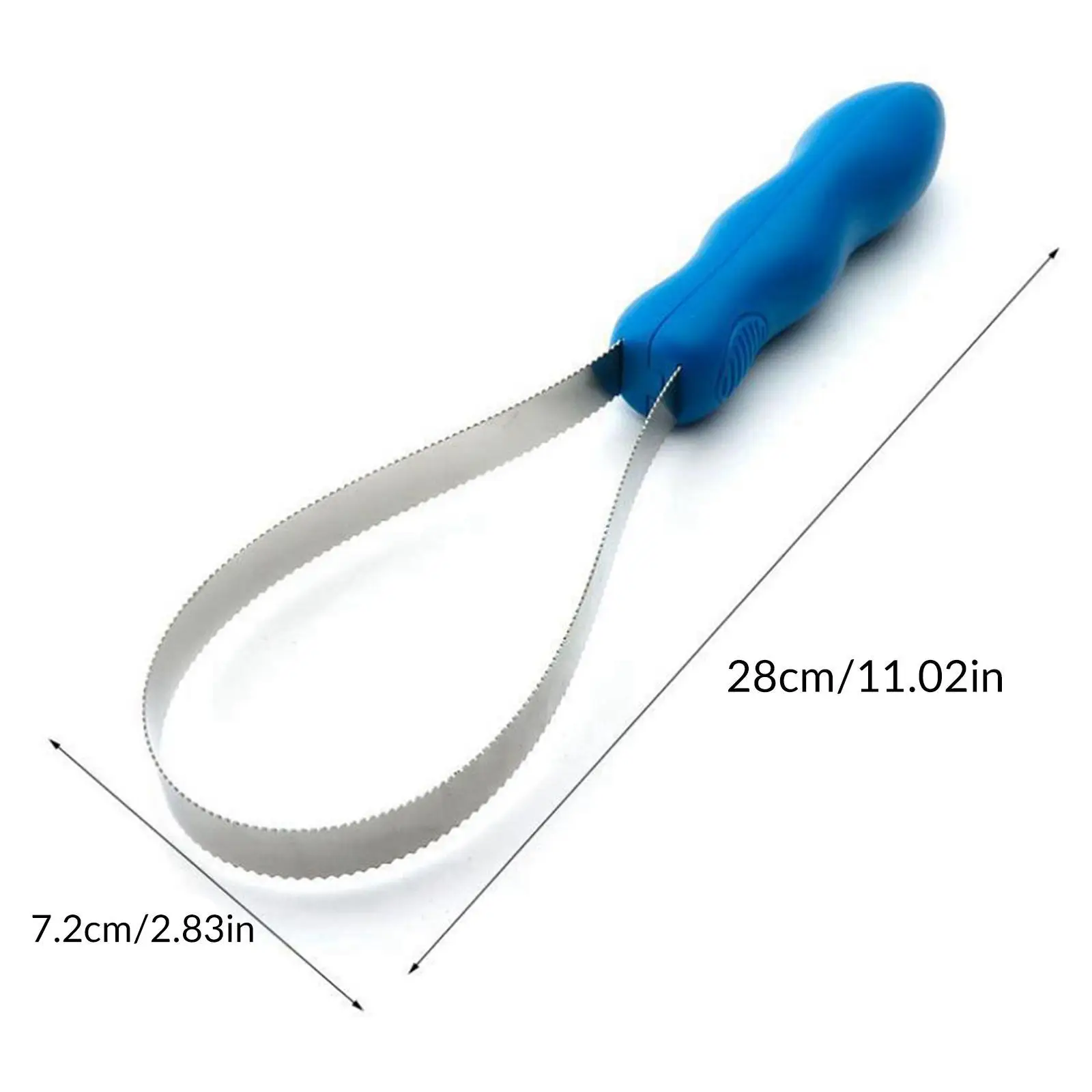 Pferdepinsel Schaber Open Knot Tool DE Shedding Tool Doppelseitige Shedding Blade