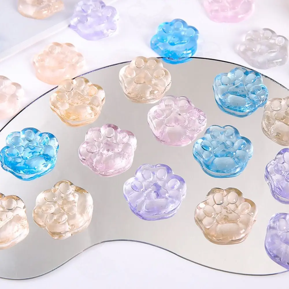 Mochi Ice Block ความเครียดของเล่น Cube Cat Claw ความเครียดบีบของเล่น Kawaii โปร่งใส Fidget ของเล่น Mini Squishy ของเล่น