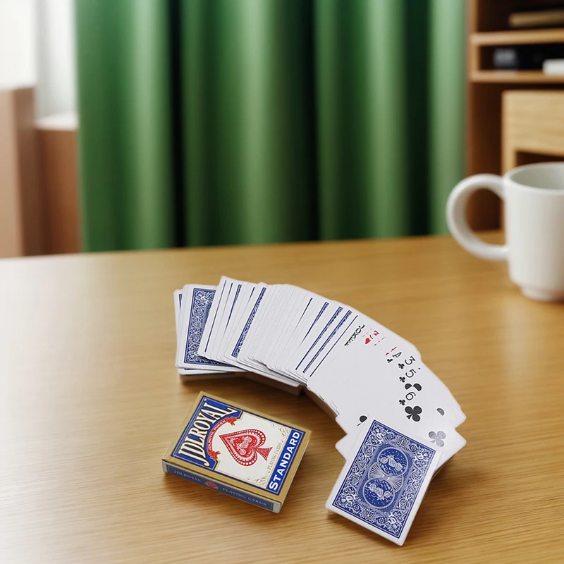 Nouvelles cartes à jouer Jdlroyal Poker rouge/bleu, jeux scellés Standard, tours de magie, GYH