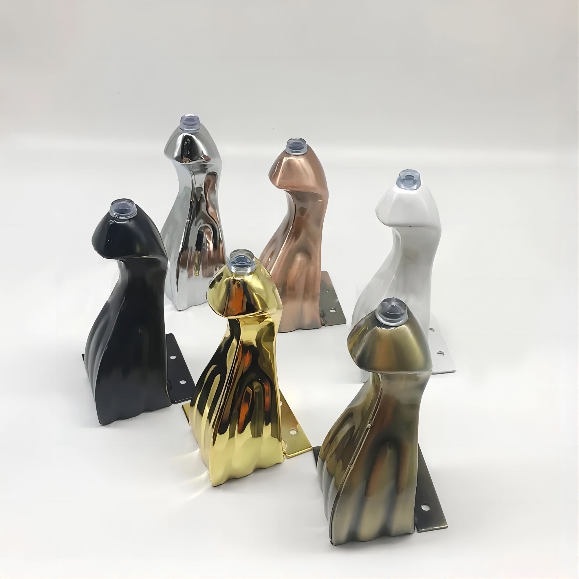 4 шт./набор, металлические ножки для мебели, 14 см