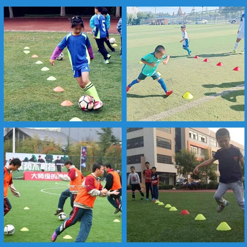 ฟุตบอล Agility บันไดฟุตบอลความเร็วร่มชูชีพฟุตบอล Cones ฟุตบอลความเร็วการฝึกอบรมชุดบันไดกีฬาฟุตบอลอุปกรณ์เสริม