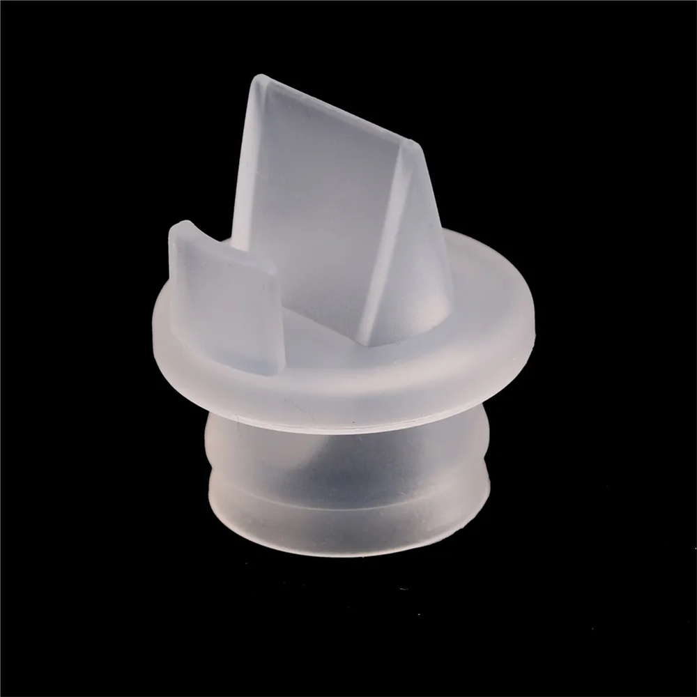 Piezas de extractor de leche con válvula de pico de pato, accesorios de bomba de pezón de alimentación de bebé de silicona, válvulas de repuesto para extractor de leche, 2 uds.