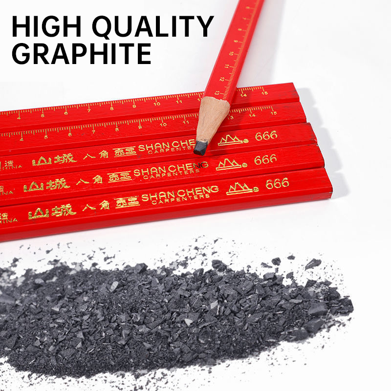 10/20/100 個太い芯鉛筆プロの大工画材新学期文具 DIY 絵画描画