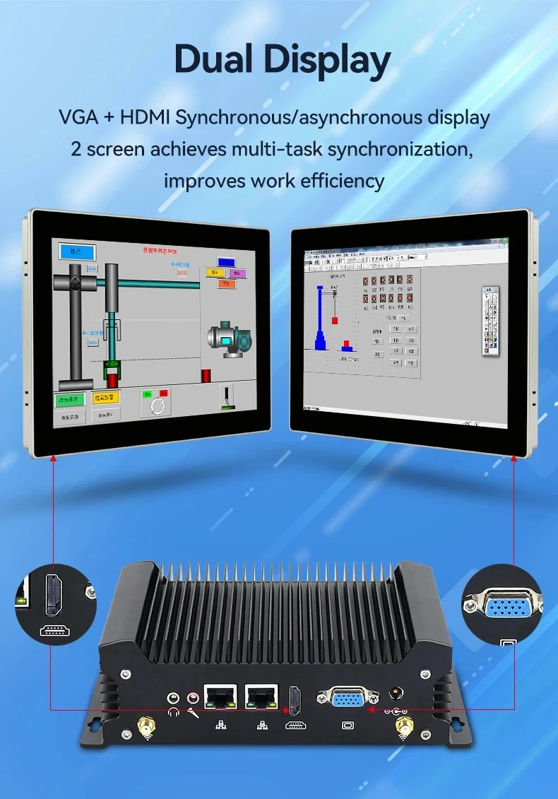 BEBEPC Công Nghiệp Máy Tính Mini PC Quạt Không Cánh Intel Core I5-4278U 2 LAN 2 COM RS32 Máy Tính Windows 10 Pro Linux WIFI minipc