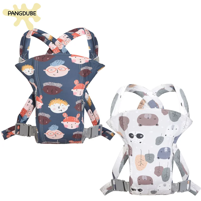 Pangdube ergonômico portador de bebê canguru estilingue recém-nascido envoltório para uso ao ar livre confortável portador infantil para bebês e crianças pequenas