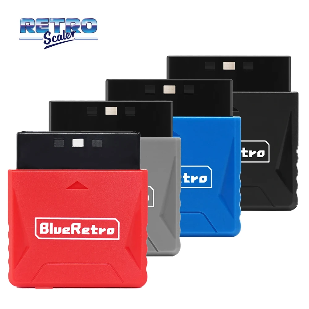 RetroScaler Mini Blueretro Adattatore ricevitore per PS1 PS One PS2 Compatibile con 8bitdo PS4 PS5 Xbox Series X Controller wireless