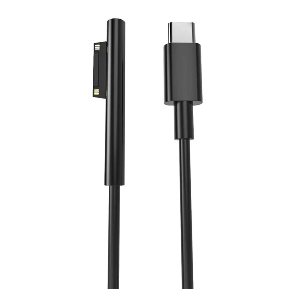1.8m 15V 3A USB C Type C Oplaadkabel PD Fast Charger Adapter Netsnoer voor Microsoft Surface Pro GO 8 7 6 5 4 Boek