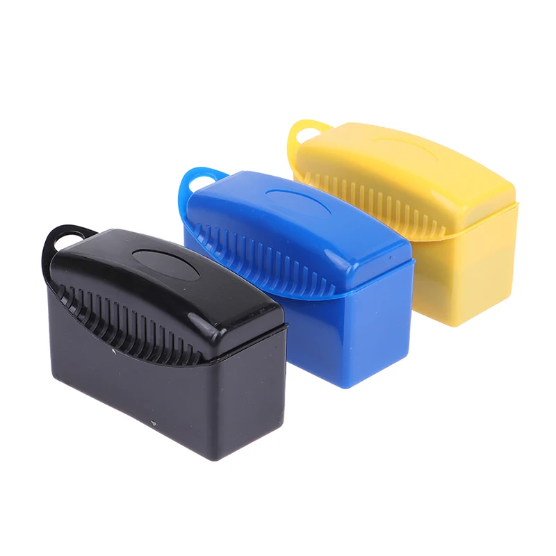 Auto Rad Polieren Wachsen Schwamm Pinsel Mit Abdeckung ABS Waschen Reinigung Reifen Kontur Dressing Applikator Pads Detail Zubehör