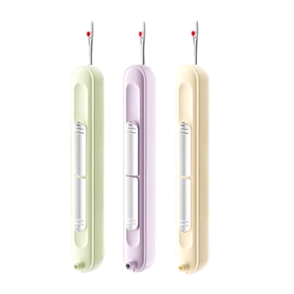 BABQ 3Pcs 플러그인 바늘 실꿰기, 업그레이드 된 바늘 실꿰기 손 바느질 뜨개질 공예 퀼트 용품을위한 솔기 리퍼 도구