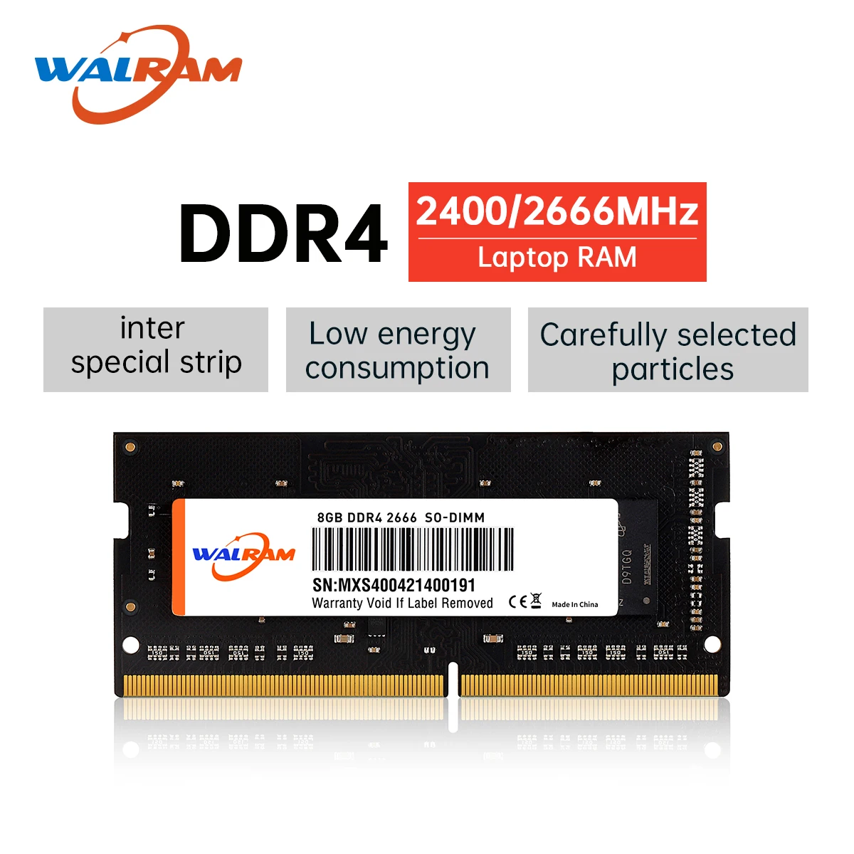 Walram ram speicher ddr4 8gb 2400mhz 2666mhz sodimm pc4 laptop für inter computer nicht ecc 1,2 v memoria ram ddr4