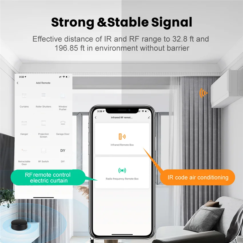 Tuya スマート RF IR リモコン WiFi スマートホーム赤外線コントローラーエアコン用すべてのテレビ LG テレビサポート Alexa Google ホーム